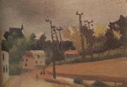 Henri Rousseau Sketch for View of Malakoff oil painting